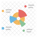 Pastel Grafico Analisis Icono