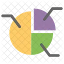 Grafico Circular Grafico Circular Grafico Moderno Icono