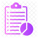 Grafico Circular Analisis Portapapeles Icon