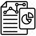 Grafico Circular Grafico Trnd Analisis De Datos Icon