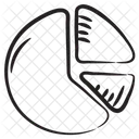 Grafico Circular Analisis De Datos Datos Estadisticos Icon