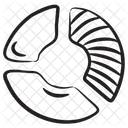 Grafico Circular Analisis De Datos Datos Estadisticos Icon