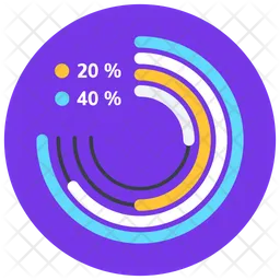 Gráfico circular  Icono