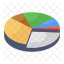 Grafico Circular Analisis De Datos Datos Estadisticos Icon