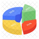 Grafico Circular Grafico Estadistico Analisis De Datos Icono