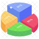 Grafico Circular Grafico Estadistico Analisis De Datos Icon