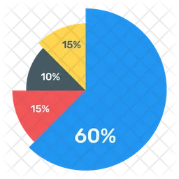 Gráfico de torta  Icono