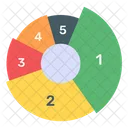 Grafico Circular Grafico Circular Analisis De Datos Icono