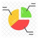 Grafico Circular Grafico Visualizacion De Datos Icono