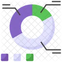 Grafico Circular Grafico Visualizacion De Datos Icono