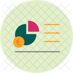 Gráfico circular de porciones  Icono