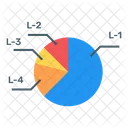 Grafico Circular Grafico Circular Grafico Moderno Icono