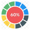 Grafico Circular Grafico Circular Grafico Moderno Icono