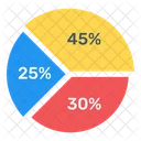 Grafico Circular Grafico Circular Grafico Moderno Icono