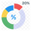 Grafico Circular Grafico Circular Grafico Moderno Icono