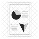 Seccion De Grafico Circular Piramide Invertida Geometria Matematica Icono