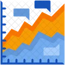 Grafico Comparativo Estadisticas Analisis Icono