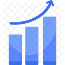 Grafico Con Flecha Marketing Marketing Digital Icono