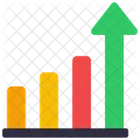 Gráfico crescente  Ícone