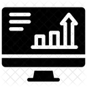 Crescimento Grafico Computador Analitico Ícone