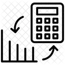 Grafico Financeiro Grafico De Acoes Financas Empresariais Ícone