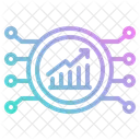 Gráfico de avivamiento digital  Icono