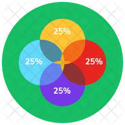 Gráfico de amigos  Ícone