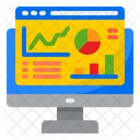 Gráfico de análise  Ícone