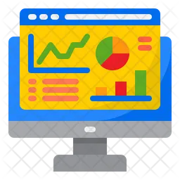 Gráfico de análise  Ícone