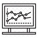 Gráfico de análise  Ícone