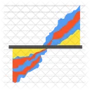 Gráfico de área  Ícone