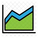 Grafico Y Diagrama Lleno De Esquema Icono