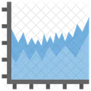Gráfico de área  Icono