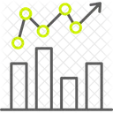 Gráfico de barras  Ícone