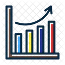Gráfico de barras  Ícone