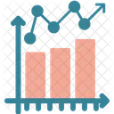 Gráfico de barras  Ícone