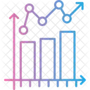 Gráfico de barras  Ícone