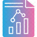 Grafico De Barras Relatorio Relatorio De Compartilhamento Ícone