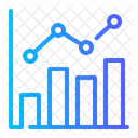 Gráfico de barras  Ícone