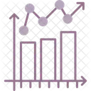 Gráfico de barras  Ícone