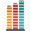 Gráfico de barras  Ícone