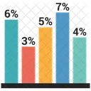 Gráfico de barras  Ícone