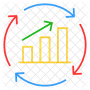 Gráfico de barras  Ícone