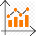 Grafico De Barras Crescimento Aumento Ícone