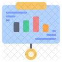 Gráfico de barras  Ícone