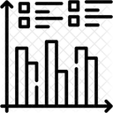 Gráfico de barras  Ícone