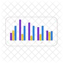 Gráfico de barras  Ícone