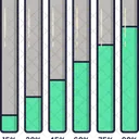 Gráfico de barras  Icono