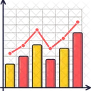 Gráfico de barras  Icono