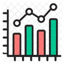 Gráfico de barras  Ícone